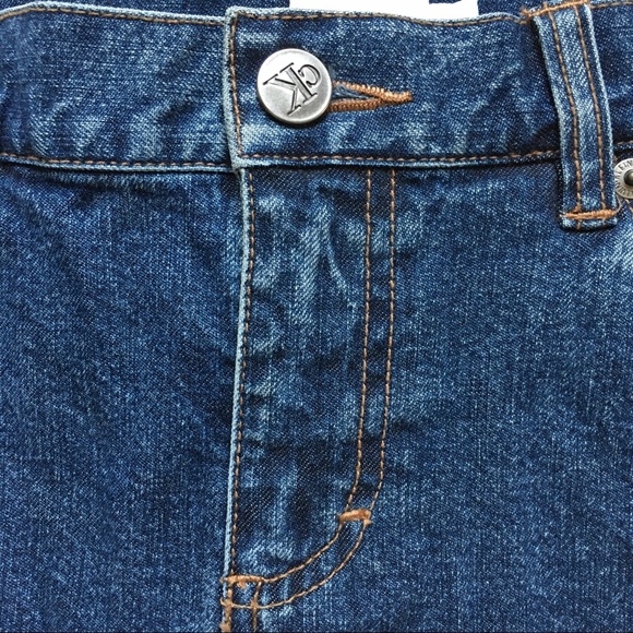Calvin Klein Jeans Denim Stretch Skirt Juniors 3 - Picture 7 of 10